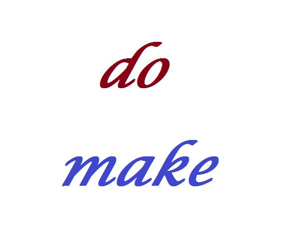 Cuál es la diferencia entre do y make en inglés