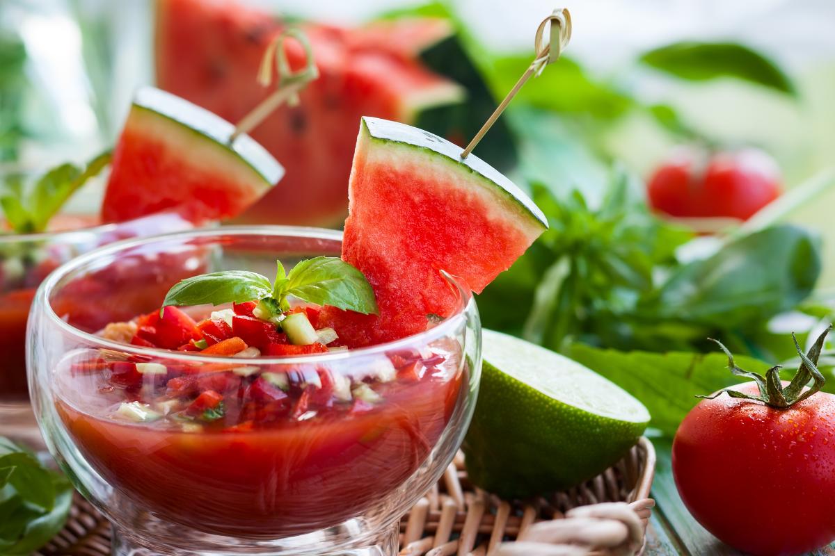 Cómo hacer gazpacho de sandía
