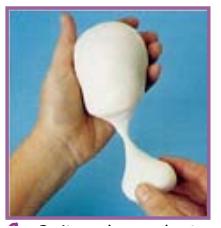 Cómo hacer una cabeza de porcelana fria - Paso 3