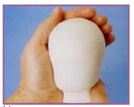 Cómo hacer una cabeza de porcelana fria - Paso 7