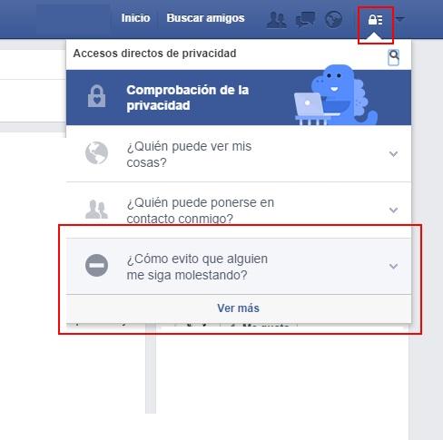 Cómo desbloquear a alguien en Facebook - Paso 1