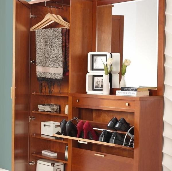 Tipos de muebles zapateros - ideas increíbles - Zapateros integrados 