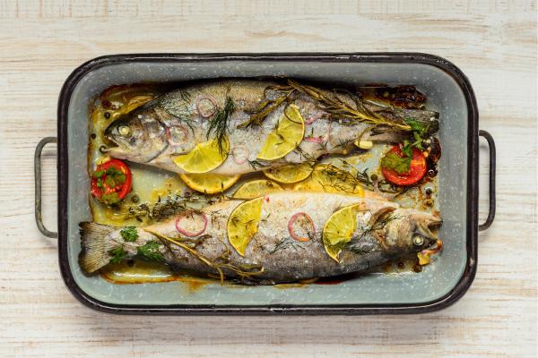 Cómo hacer trucha al horno con jamón: una receta fácil y sabrosa - Paso 5