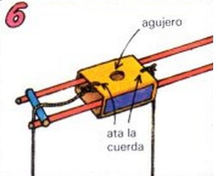 Cómo hacer una grúa casera con gancho acoplable - Paso 6