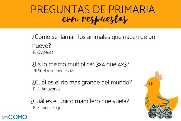Preguntas de primaria con respuestas: ¿cuántas puedes acertar?