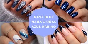 Uñas azul marino o Navy Blue Nails: los mejores diseños