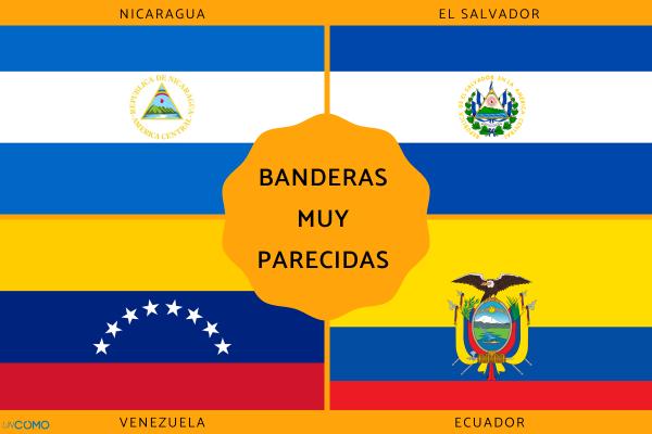Banderas muy parecidas y cómo diferenciarlas