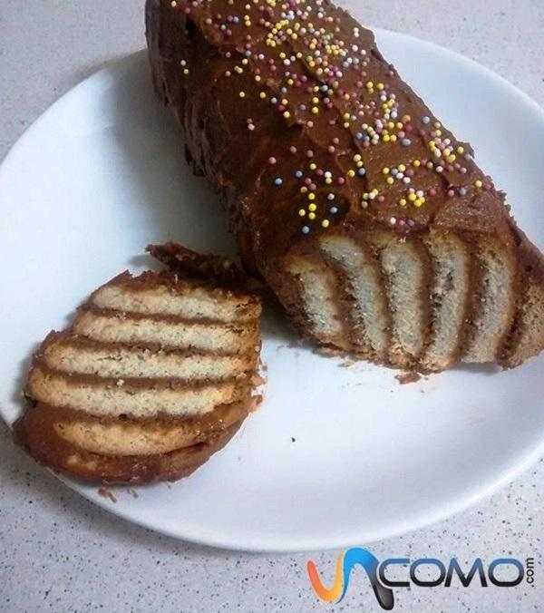 Cómo hacer una tarta con galletas - Brazo de galletas o fabiola