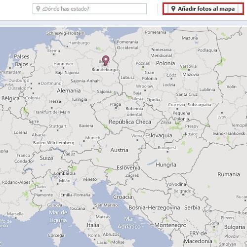 Cómo añadir fotografías a mi mapa de Facebook - Paso 2