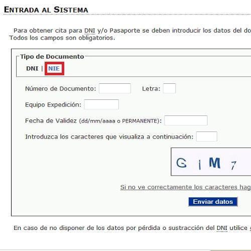 Cómo solicitar cita previa para renovar el pasaporte - Paso 2
