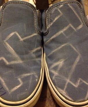 Cómo decorar unas vans - Paso 2