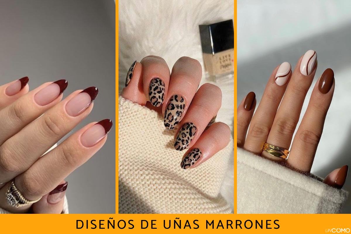 Los mejores diseños de uñas marrones para una manicura elegante