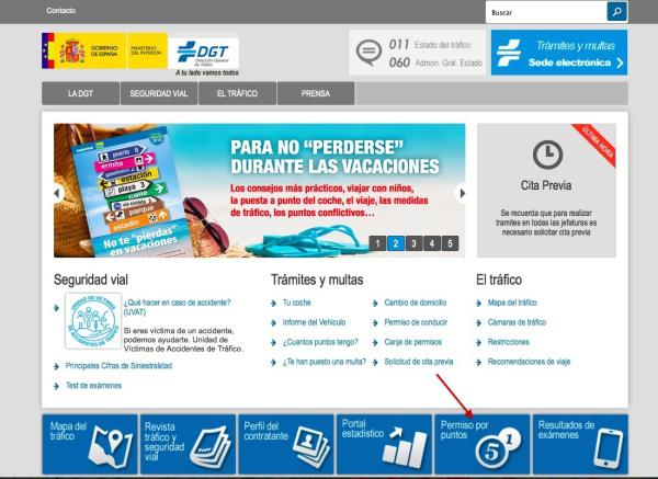 Dónde hacer curso para recuperar los puntos del carné de conducir - Paso 3
