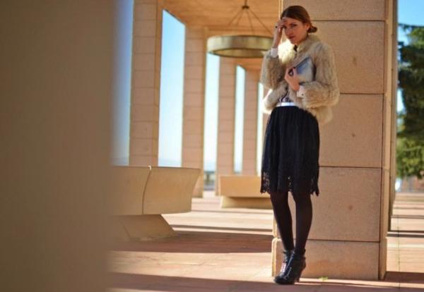 Cómo combinar un abrigo de pelo - Paso 6