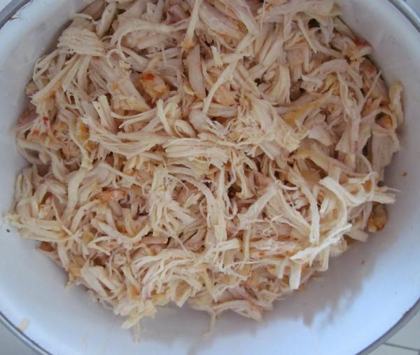 Cómo hacer ensalada de gallina venezolana - Paso 2