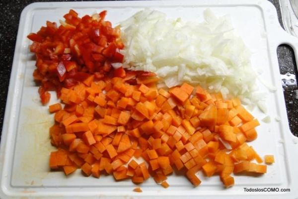 El mejor guiso de arroz con choclo paso a paso - Paso 1