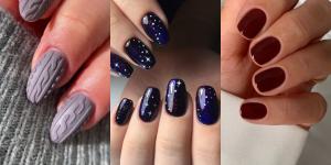 Colores y diseños de uñas cortas de invierno en tendencia