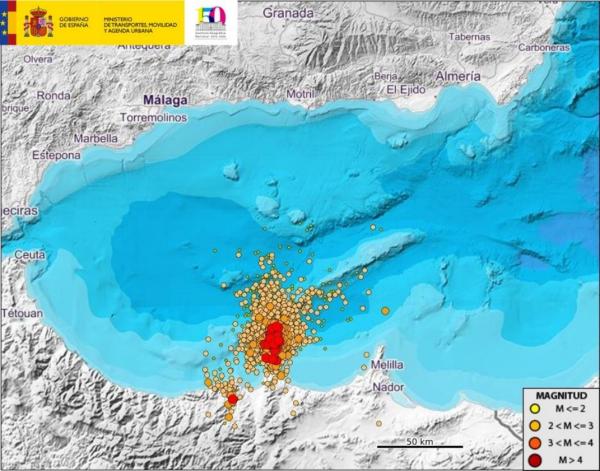 Cuáles son las zonas de riesgo sísmico en España - La zona sísmica del Mar de Alborán