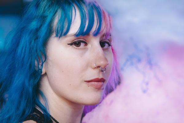 Cortes de pelo con flequillo cortina - Flequillo bicolor