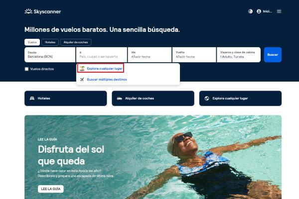 Cómo encontrar vuelos baratos - Sé flexible para volar a cualquier destino
