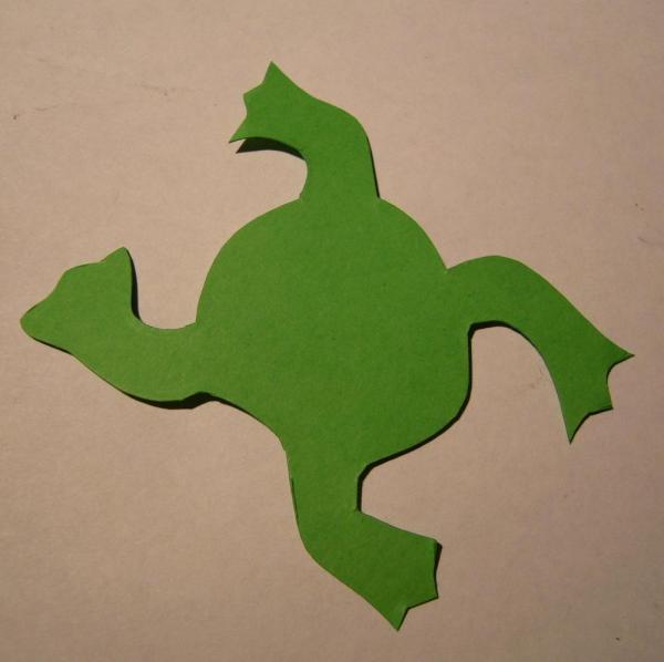 Cómo hacer una rana con una nuez - Paso 1