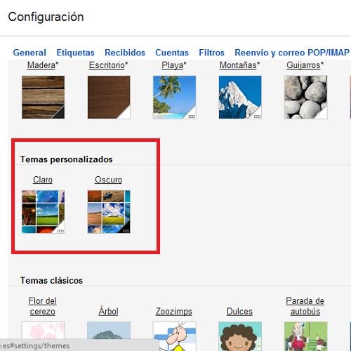 Cómo añadir mi propia fotografía como fondo de GMail - Paso 3