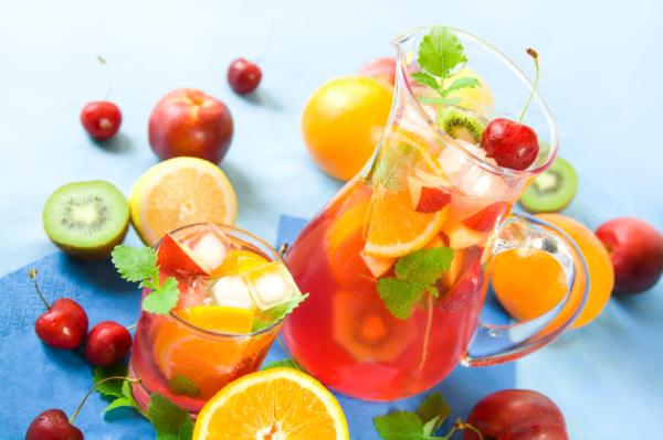 Bebidas para fiestas de adolescentes - Ponches de frutas 
