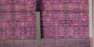 Cómo decorar una cortina de junco