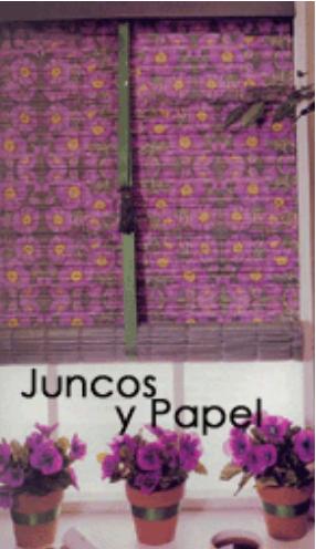 Cómo decorar una cortina de junco