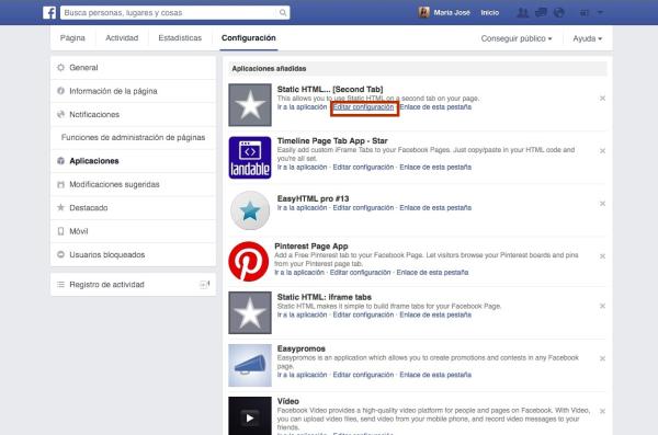 Cómo administrar las pestañas de una página en Facebook - Paso 7