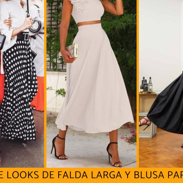Faldas largas con camisa blanca deals