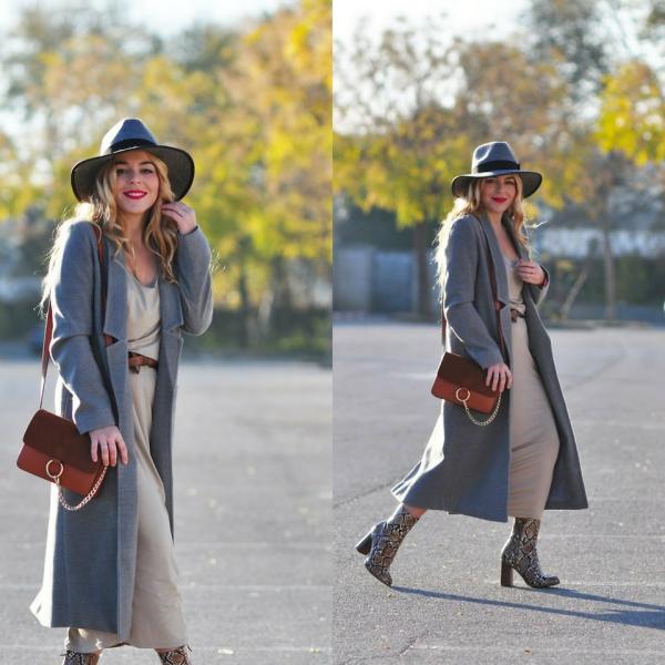 6 looks con maxi abrigo - Paso 1