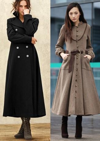 6 looks con maxi abrigo - Paso 5