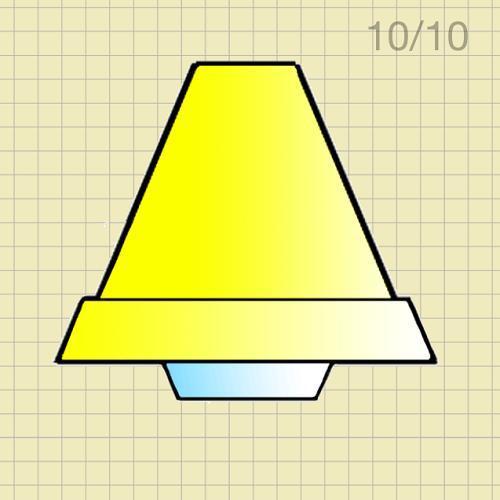 Cómo hacer una campana de origami - Paso 10