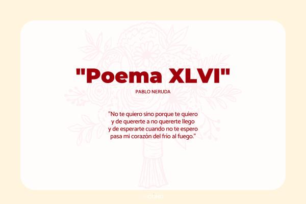Poemas de San Valentín - "Poema XLVI"