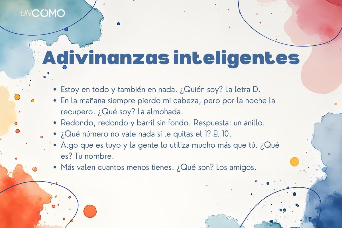 100 adivinanzas inteligentes con respuesta para poner a prueba tu lógica