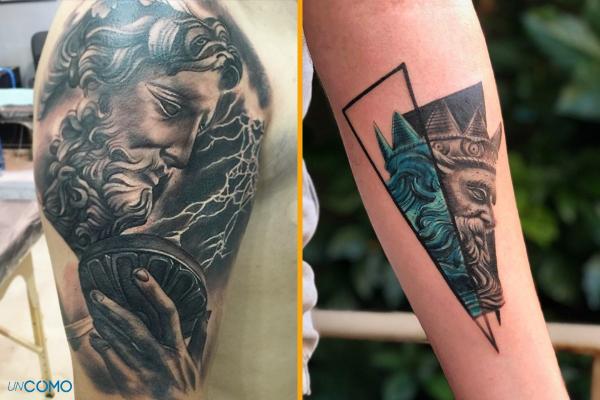Significado de los tatuajes griegos - Tatuaje de Zeus