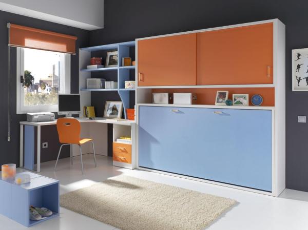 Decoración de dormitorios juveniles para varones - Decoración mural 