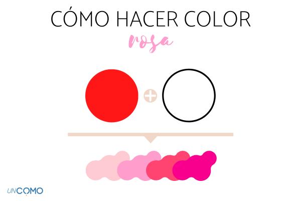 Cómo hacer color rosa