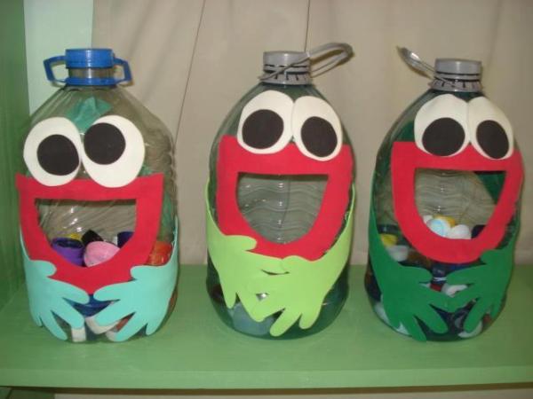 Juguetes con botellas de plastico recicladas cheap