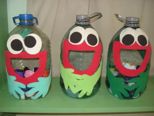 Juguetes para niños con botellas de plastico 2025