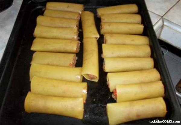 Cómo hacer canelones de carne - Paso 5
