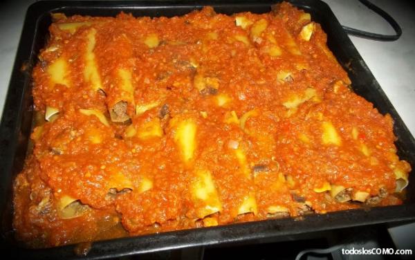 Cómo hacer canelones de carne - Paso 6