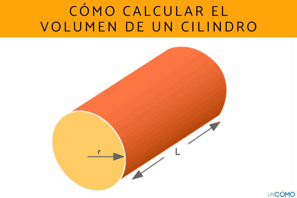 Cómo calcular el volumen de un cilindro