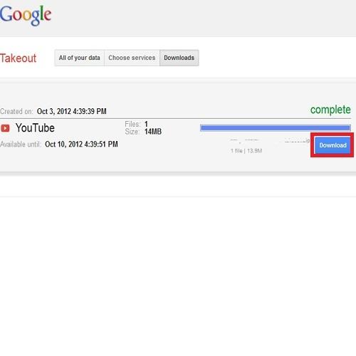 Cómo descargar todos mis vídeos de Youtube en sólo un archivo - Paso 6