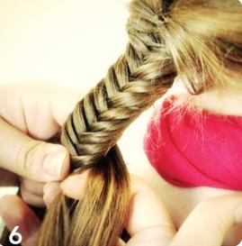 cómo hacer trenzas de cola de pez tú mismo