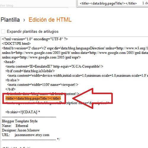 Cómo optimizar el título de mi blog para los buscadores - Paso 4