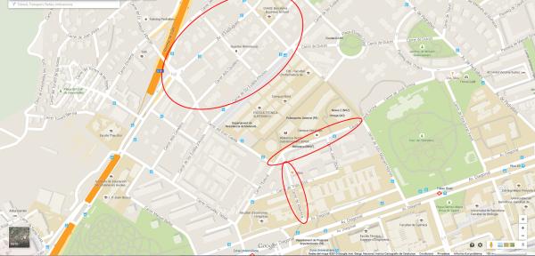 Dónde aparcar gratis en Barcelona - Pedralbes