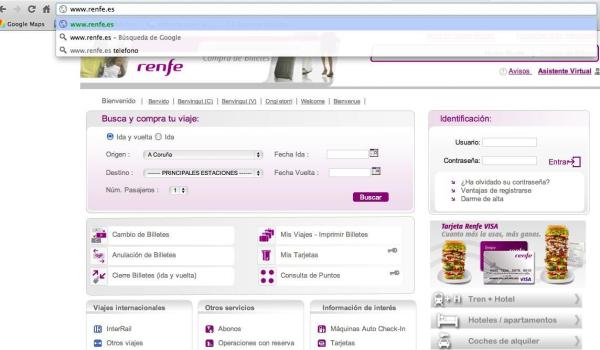 Cómo comprar billetes de ave - Paso 1