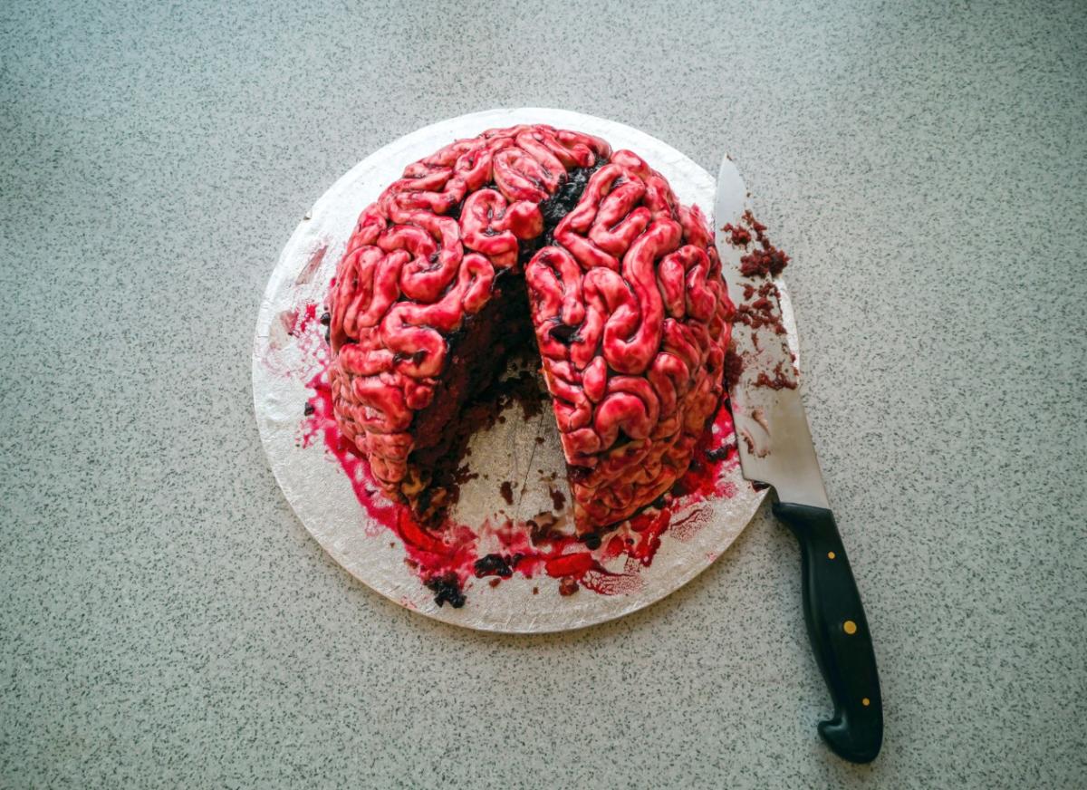 Cómo hacer una tarta de cerebro para Halloween